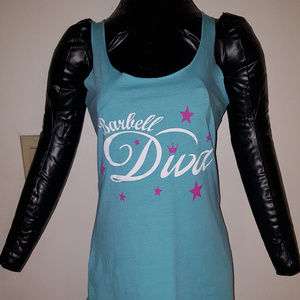 Woman crossfit exercise shirt